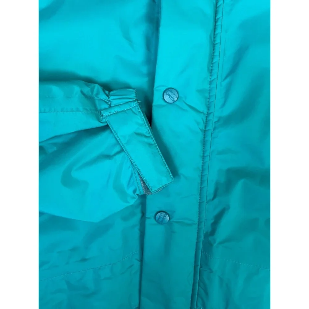 Vtg LL Bean Gore Tex Jacket Mens XL Tall Green Wind Rain Hooded Parka 1980/90's